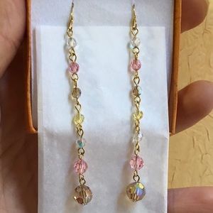 ‼️SALE‼️ gorgeous multicolor crystal drop earrings